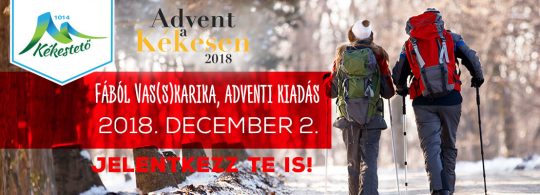 Kékestető Fából(vas)karika túra adventi kiadása 2018