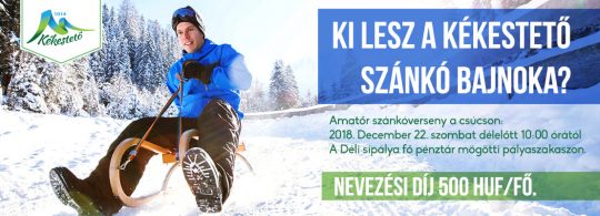 Szánkóverseny a Kékesen 2018.12.22